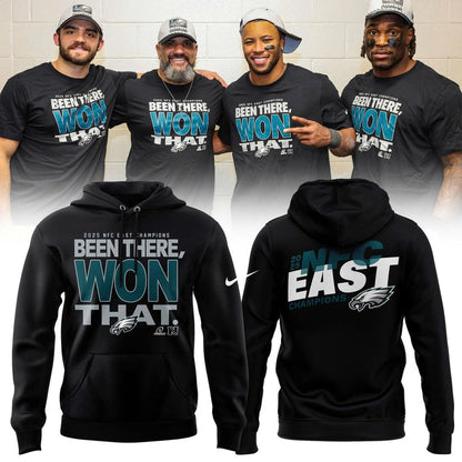 Philadelphia Eagles 2025 NFC East Division Champions Hoodie