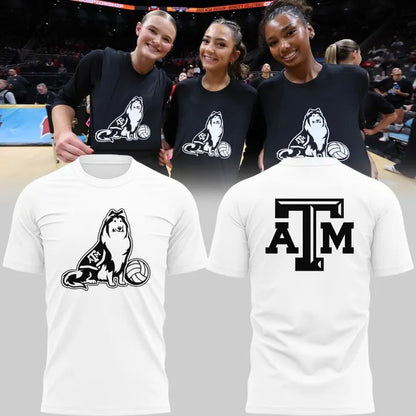 2025 Texas A&amp;M Aggies women's volleyball T-Shirt White