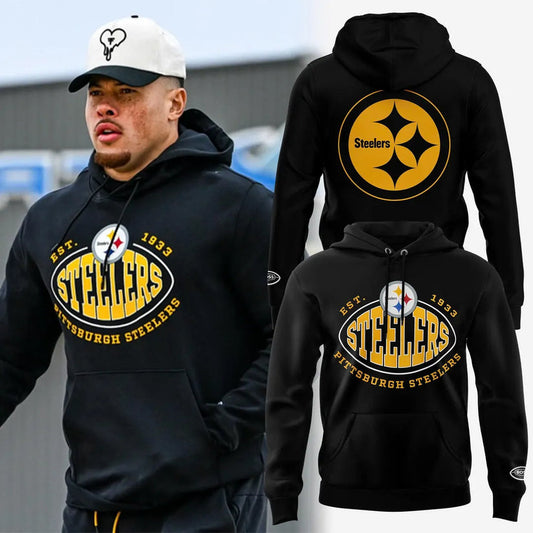 Pittsburgh Steelers Establishment Classic Pullover Hoodie V2
