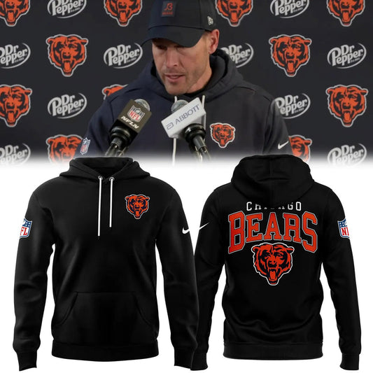 Chicago Bears Sideline Shield Pullover Hoodie