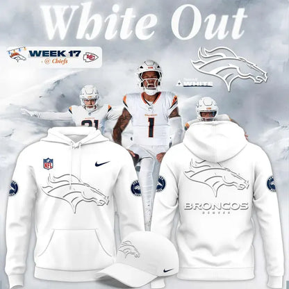 Denver Broncos 2026 "White Out" Limited Edition Hoodie v2