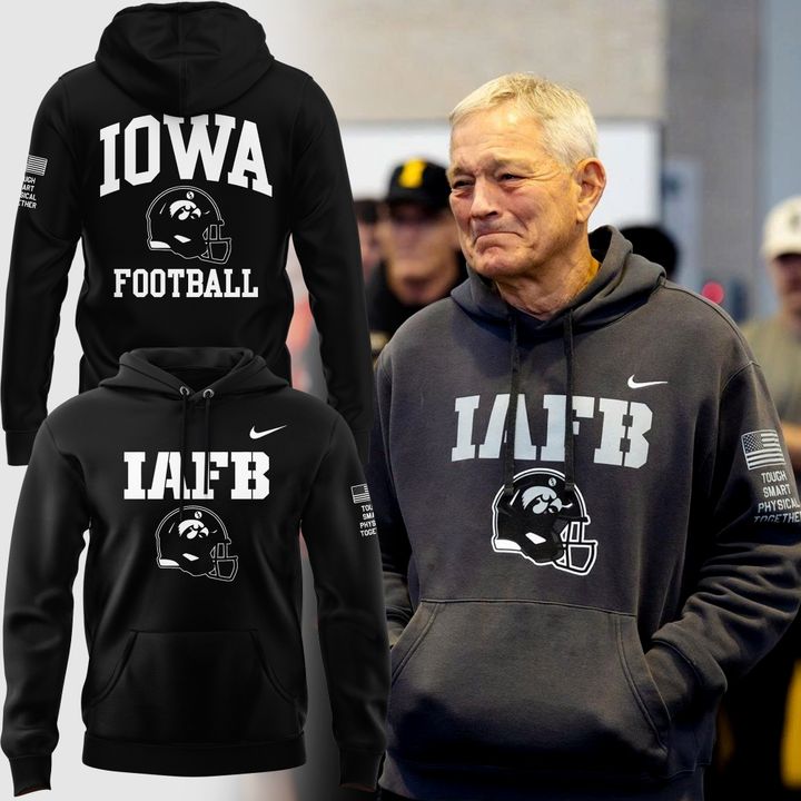 2025 Limited edition Hoodie Coach Kirk Ferentz for fans Iowa Hawkeyes football