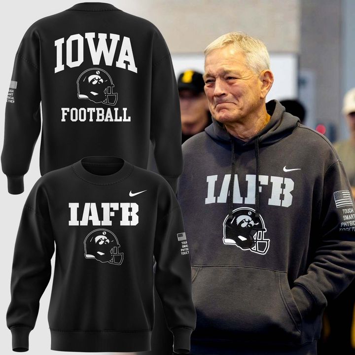 Limited edition Sweatshirt Coach Kirk Ferentz for fans Iowa Hawkeyes football