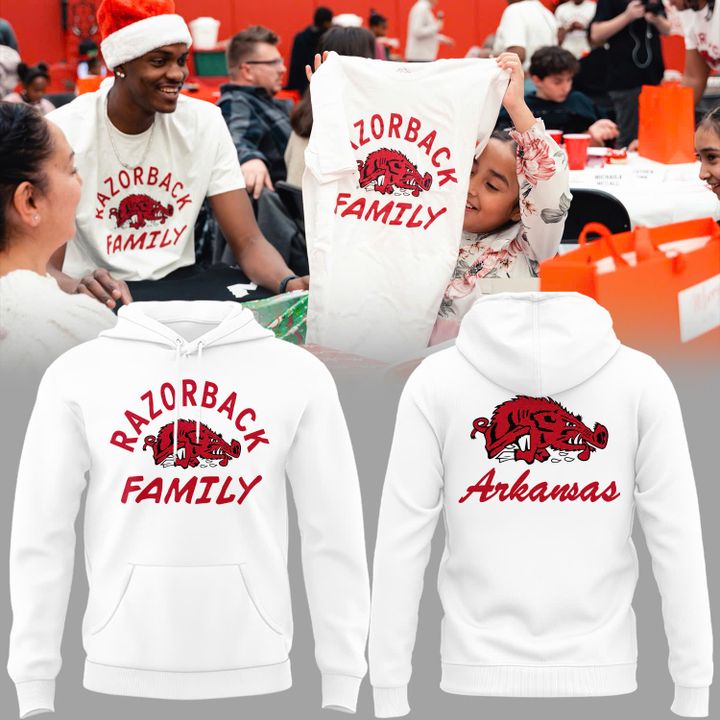 2026 Arkansas "Razorbacks Family" Hoodie