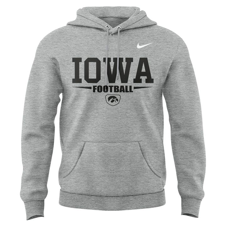 Limited edition Coach Kirk Ferentz Hoodie Gray for fans Iowa Hawkeyes football