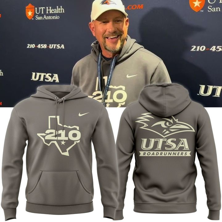Coach Jeff Traylor UTSA Roadrunners football 210 Hoodie