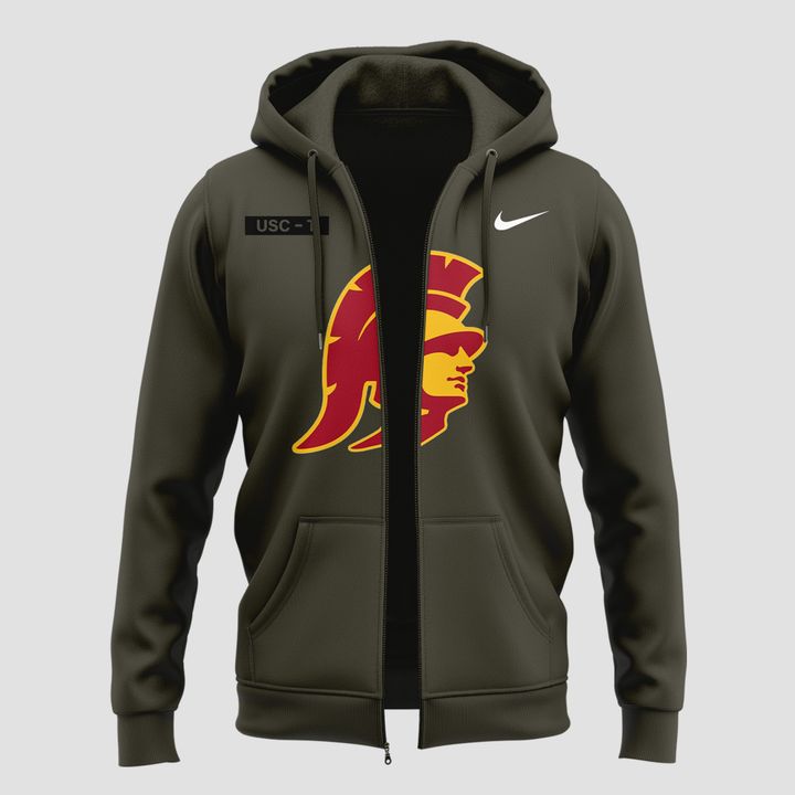 Limited edition Zip Hoodie USC Trojans football for fans
