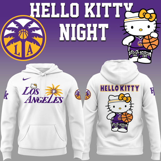 Los Angeles Sparks x Hello Kitty Night 2026 Special Edition Hoodie