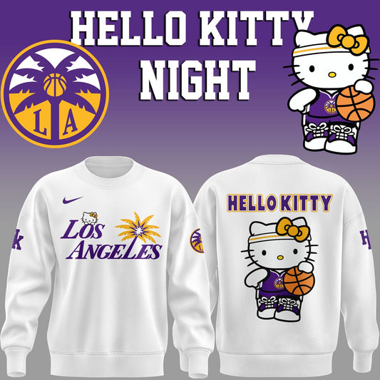 Los Angeles Sparks x Hello Kitty Night 2026 Special Edition Sweatshirt