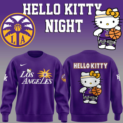 Los Angeles Sparks x Hello Kitty Night 2026 Special Edition Sweatshirt