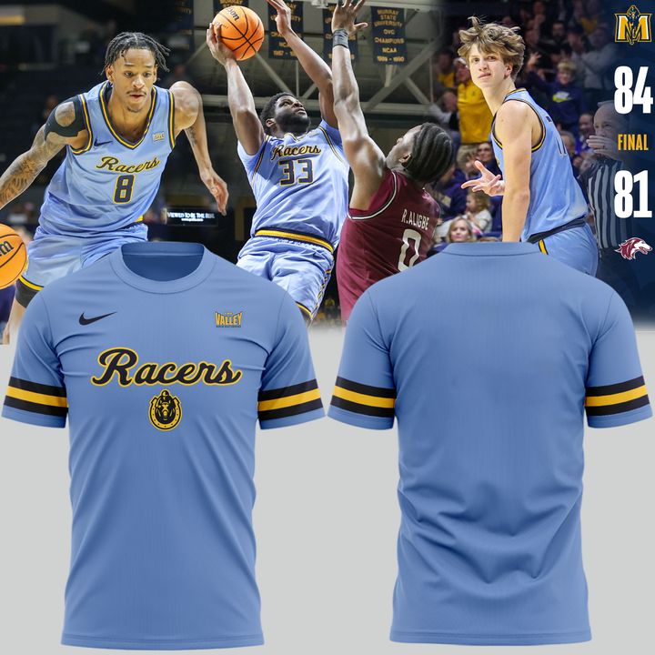 Special 2025 Powder Blue Uniform Murray State Men's Basketball T-Shirt 2