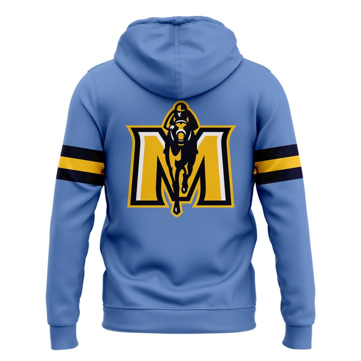 Special 2025 Powder Blue Uniform Murray State Men's Basketball Zip Hoodie