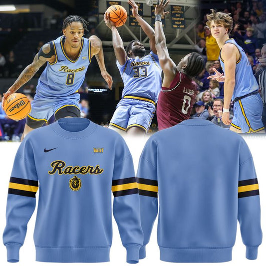 Special 2025 Powder Blue Uniform Murray State Men's Basketball Sweatshirt 2