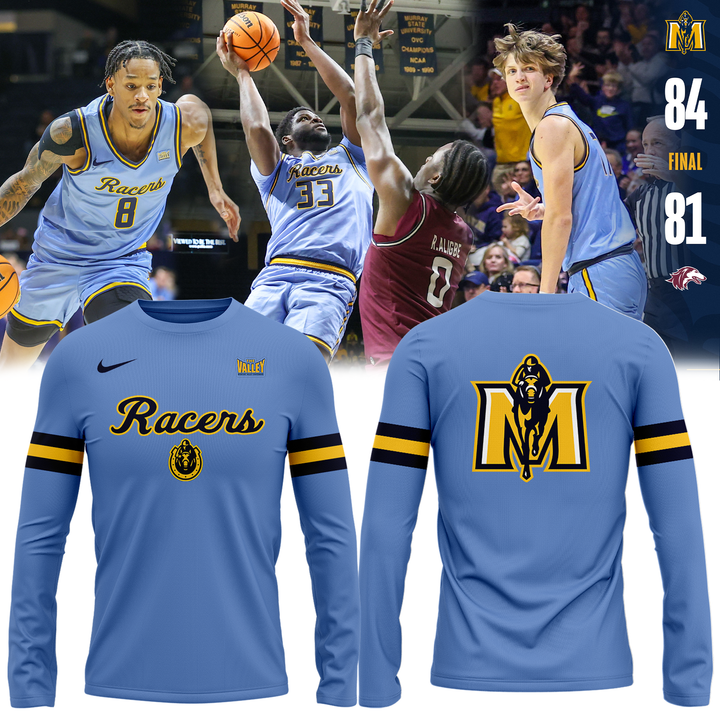 Special 2025 Powder Blue Uniform Murray State Men's Basketball Long Sleeve Shirt