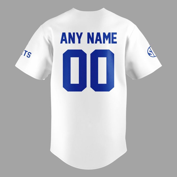 2026 Kentucky Wildcats Baseball White Uniform Baseball Jersey Custom Name Numbers