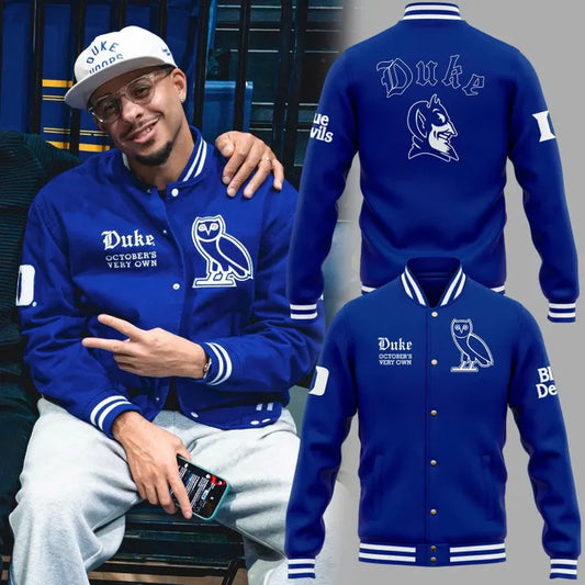 "FREE SHIPPING" - 2026 Duke Blue Devils Varsity Jacket