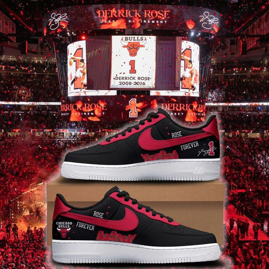 Exclusive SIGNED D-Rose New Shoes Chicago Bulls - Black