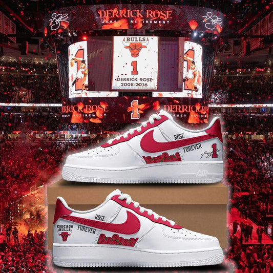 Exclusive SIGNED D-Rose New Shoes Chicago Bulls