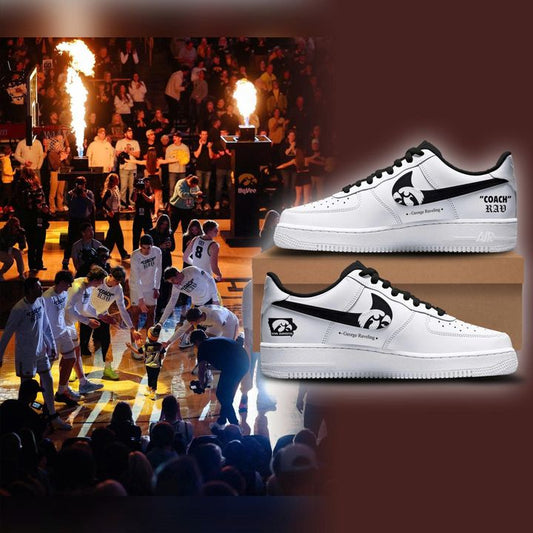 "FREE SHIPPING" - Limited edition New Shoes Honoring Coach Raveling Iowa Hawkeyes men's basketball for fans