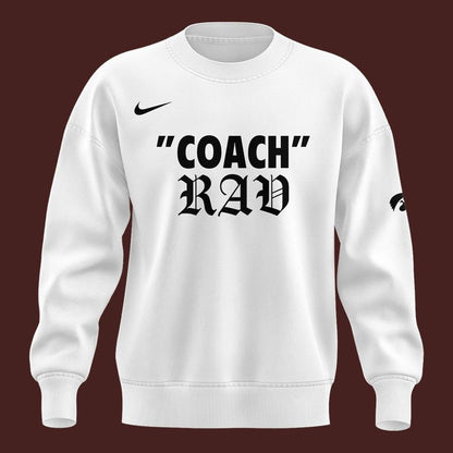 Limited edition Sweatshirt Honoring Coach Raveling Iowa Hawkeyes men's basketball for fans