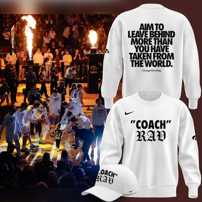 Limited edition Sweatshirt Honoring Coach Raveling Iowa Hawkeyes men's basketball for fans