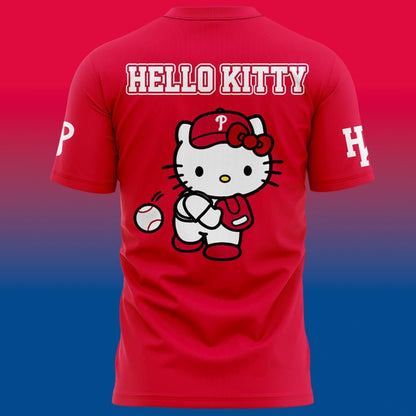 Limited Edition Philadelphia Phillies x Hello Kitty Night Tshirt 2026