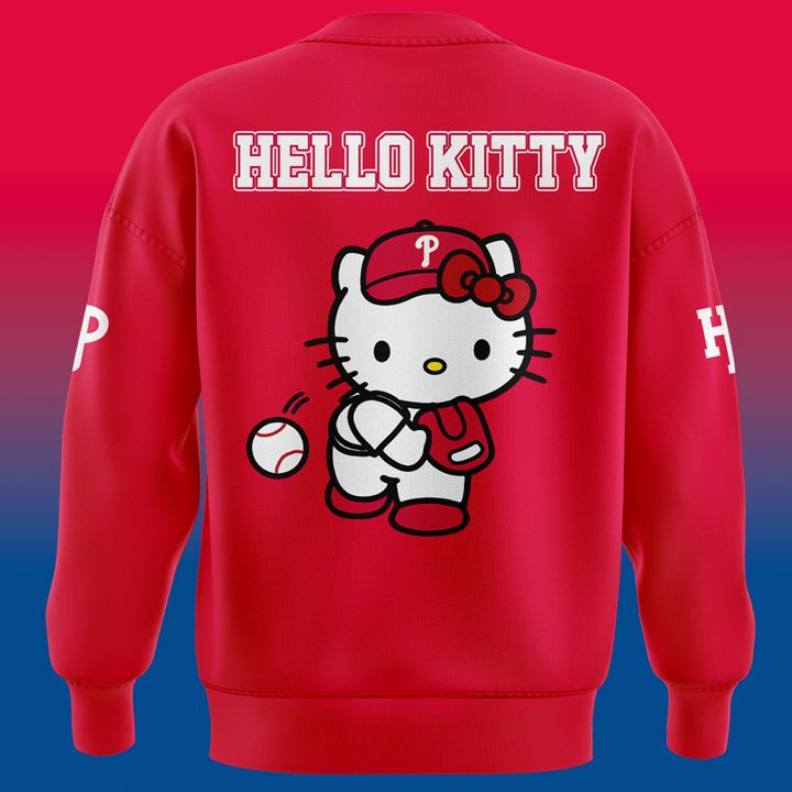 Limited Edition Philadelphia Phillies x Hello Kitty Night Sweatshirt 2026