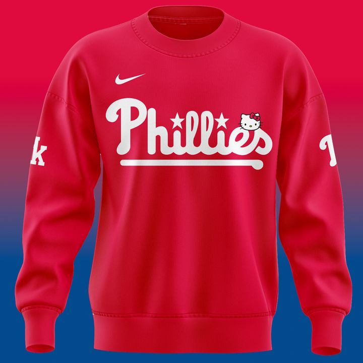 Limited Edition Philadelphia Phillies x Hello Kitty Night Sweatshirt 2026