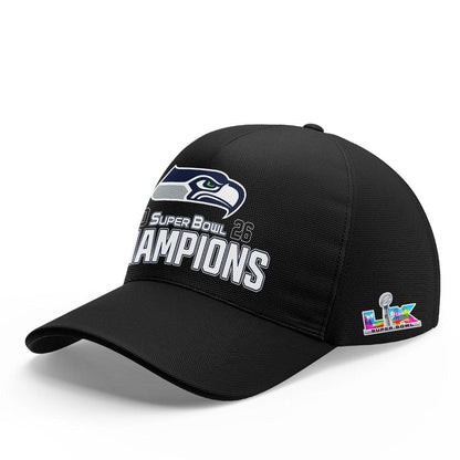 Seattle Seahawks Super Bowl LX Champions Limited Edition Hoodie