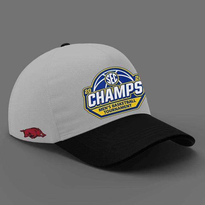 Arkansas Razorbacks Men's Basketball 2026 SEC Tournament Champions T Shirt