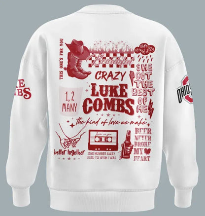 Luke Combs x Ohio State Stadium - My Kinda Saturday Night Tour 2026 Sweatshirt