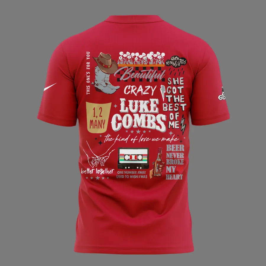 Limited Edition Luke Combs x Ohio State Stadium Tour T-Shirt
