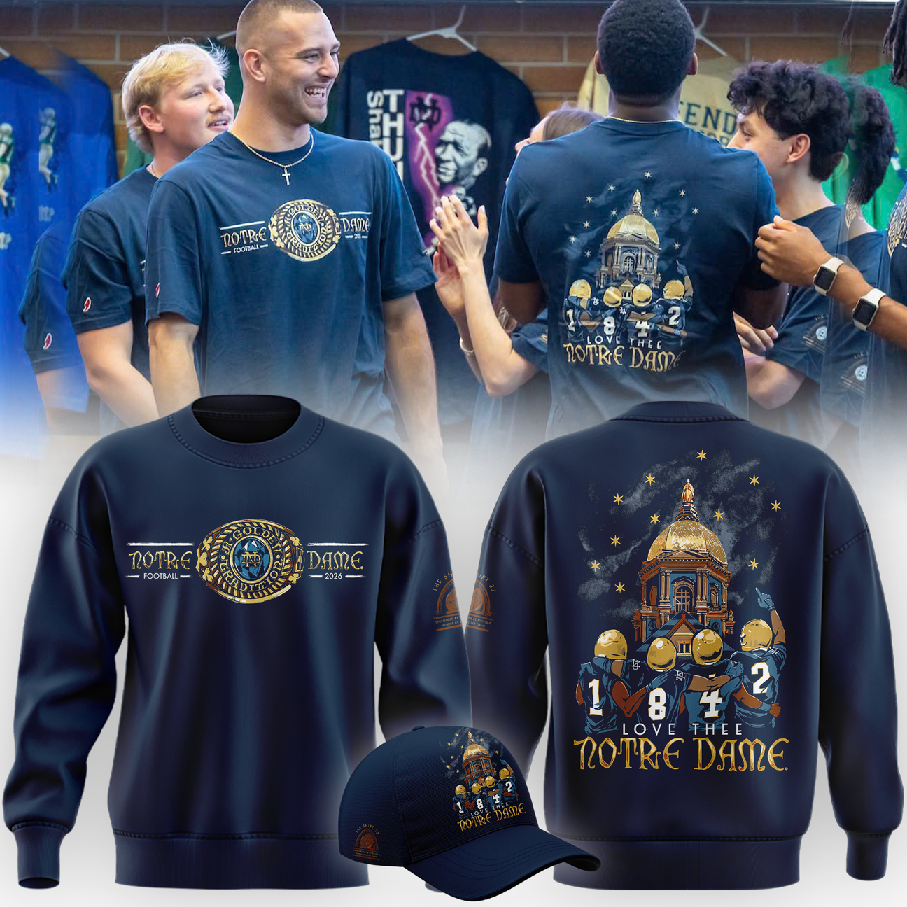 Limited edition Notre Dame Fighting Irish "The Shirt" 2026 - Sweatshirt