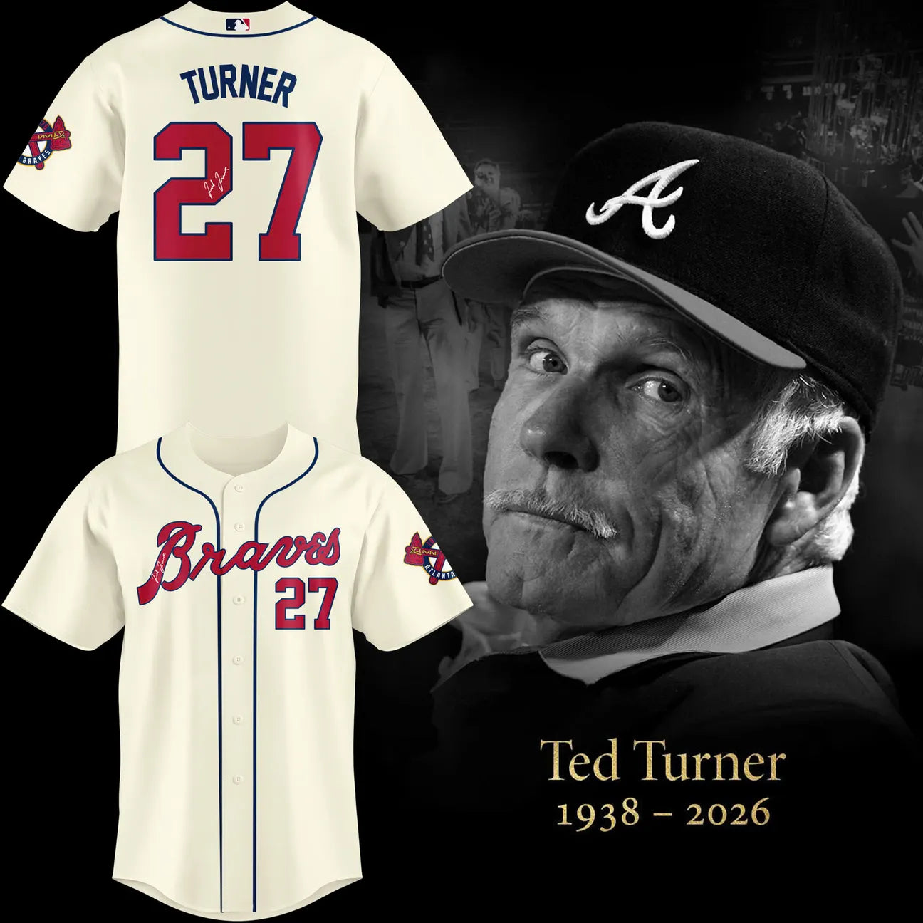 In Memory Ted Turner Jersey