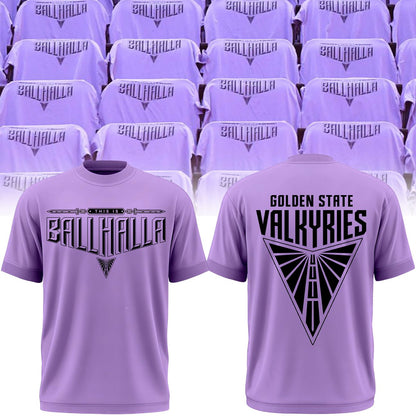 2026 Exclusive Version T-Shirt "BALLHALLA" Golden State Valkyries