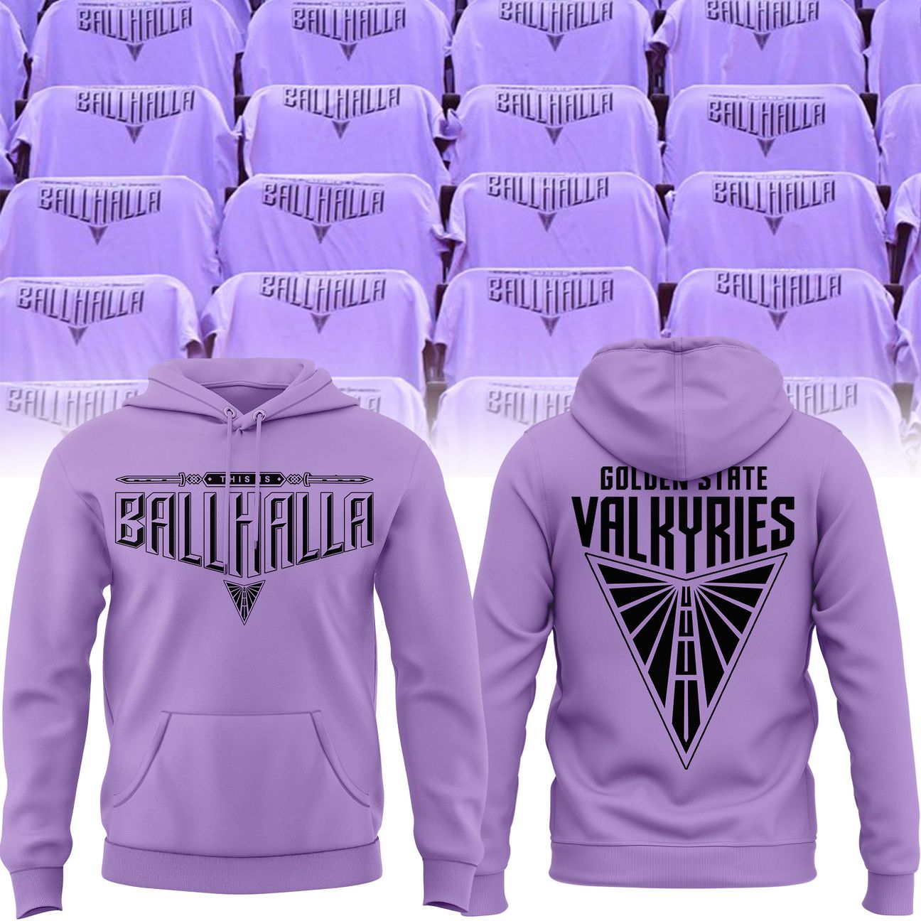 2026 Limited edition Hoodie "BALLHALLA" Golden State Valkyries