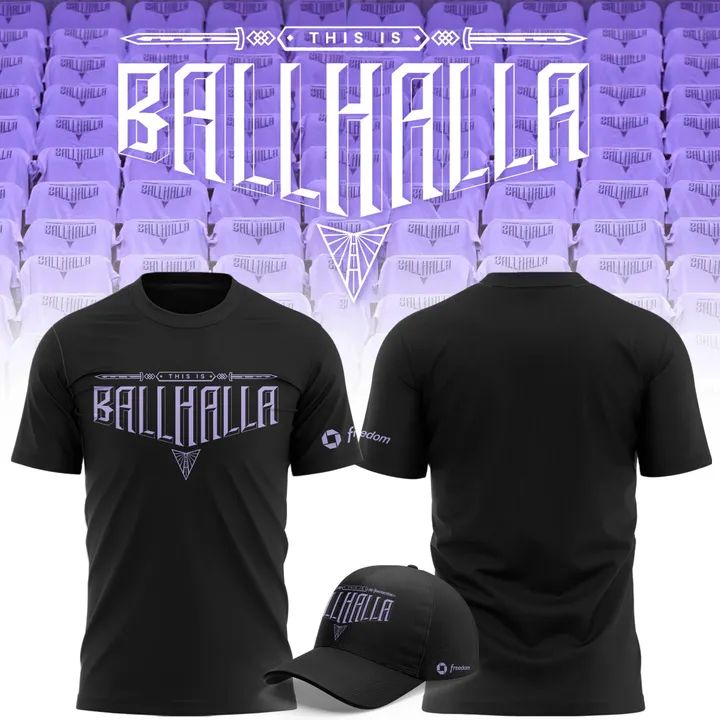 2026 Exclusive Version T-Shirt "BALLHALLA" Golden State Valkyries for fans!