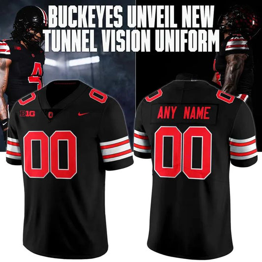 Ohio State Buckeyes Football Blackout Premium Jersey