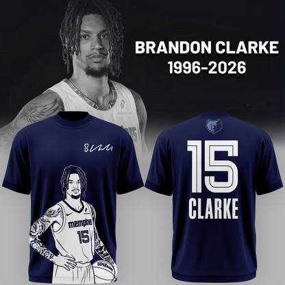 Memphis Grizzlies Brandon Clarke #15 Tshirt