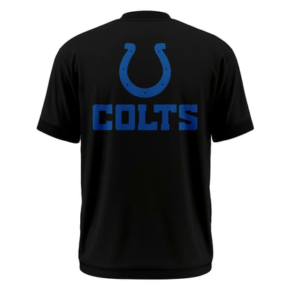 Indianapolis Colts heading to London Black T-Shirt