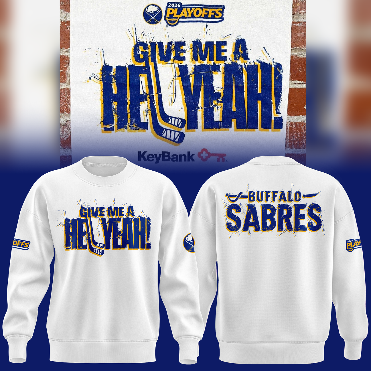 Special New Buffalo Sabres Game5 Playoff Sweat
