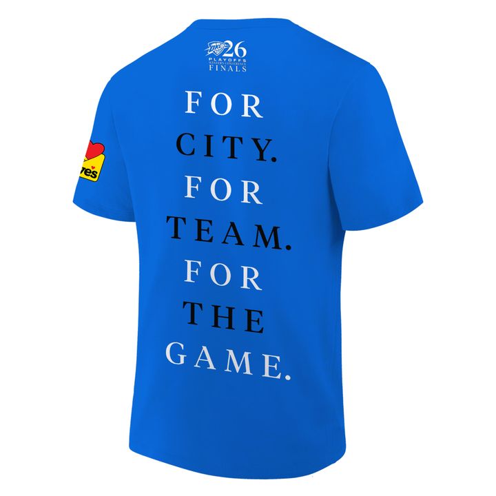 2. OKC Thunder Game 1 WCF Blue Shirt