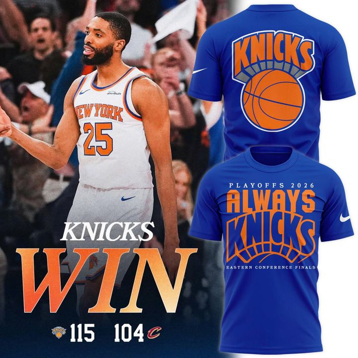 New York Knicks 2026 Playoffs "Always Knicks" Special T-Shirt