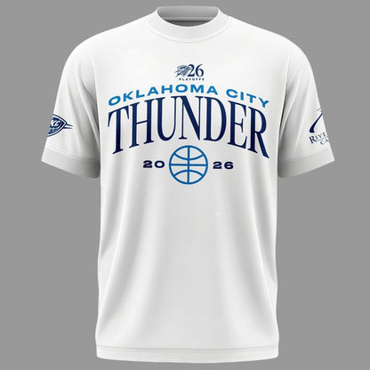 Oklahoma City Thunder Game 2 Of The Western Conference Finals White Tshirt 2026