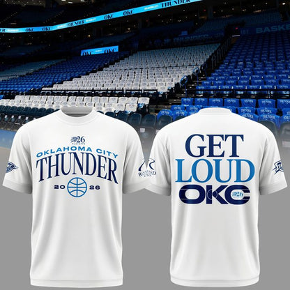 Oklahoma City Thunder Game 2 Of The Western Conference Finals White Tshirt 2026