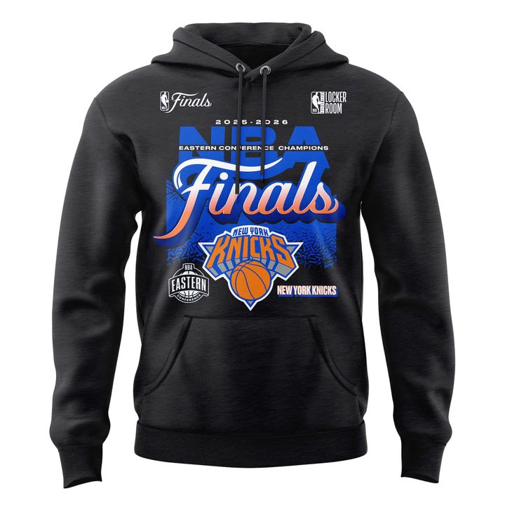 Men's New York Knicks 2026 NBA Eastern Conference Champions Two-Sided Hoodie