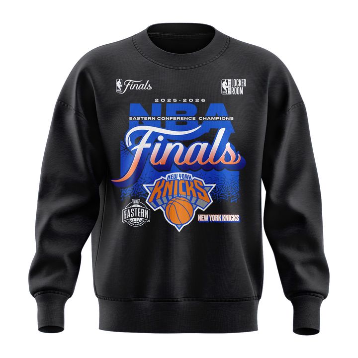 Men's New York Knicks 2026 NBA Eastern Conference Champions Two-Sided Sweatshirt