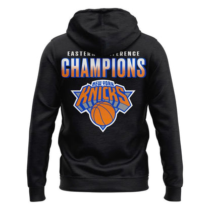 Men's New York Knicks 2026 NBA Eastern Conference Champions Two-Sided Zip Hoodie