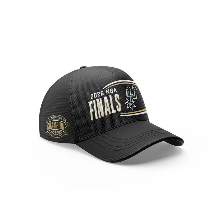 (Adult & Kids) San Antonio Spurs Charcoal 2026 NBA Western Conference Champions Two-Sided Hoodie