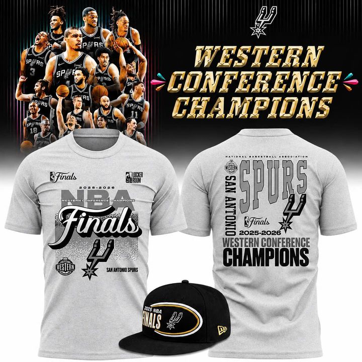 San Antonio Spurs Conference Champs T-Shirt - Mens